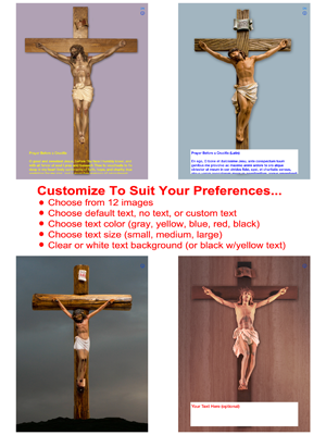 My Crucifix for iPad (sample screen)